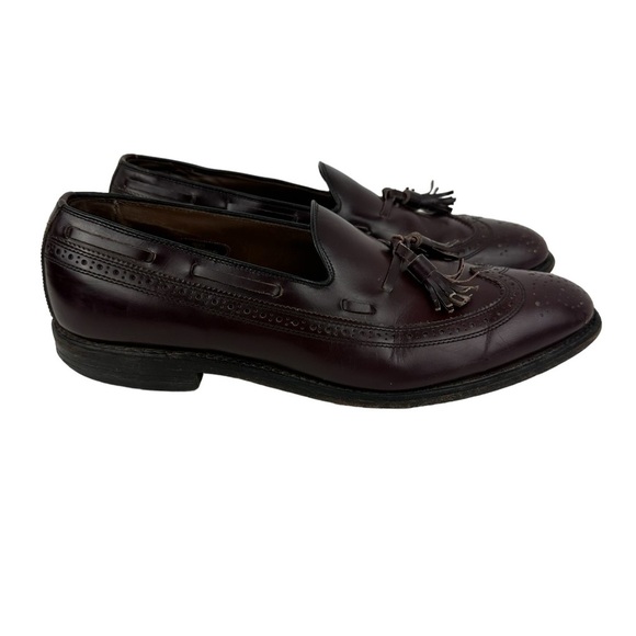 Allen Edmonds Manchester Longwing Tassel Loafer Brown Calf Leather Mens Size 9.5 main image 6
